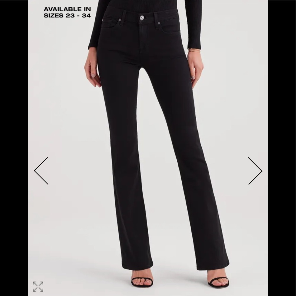 7 FAM | 35.5” b(air) Bootcut Jeans in Black